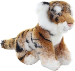Tigre de peluche marrón 25 cm