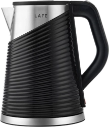 Hervidor eléctrico Lafe Elegant Black con doble pared y función cool touch