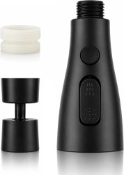 Aireador de cocina RENEW FORCE con cabezal giratorio 720° negro