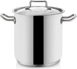 Olla de acero inoxidable con tapa 24 cm, 11 l
