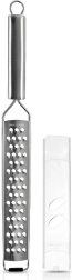 Rallador plano de acero inoxidable de 38 cm con funda protectora
