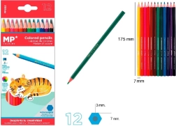 Lápices de colores MP 12 uds