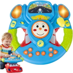Volante infantil interactivo con LED y proyector 3+ - 1 pieza
