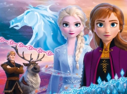 Rompecabezas de 30 piezas - El valor de las hermanas - Disney Frozen 2