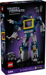 Lego Icons Transformers: Soundwave – modelo de coleccionista para adultos