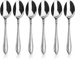 Cucharitas de té de acero CONIC 6 uds