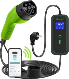 Cargador portátil para coches eléctricos Qoltec