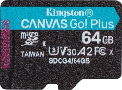 Tarjeta de memoria microSD 64GB Canvas Go! Plus 200MB/s
