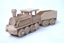 Locomotora de vapor de madera Ceeda Cavity
