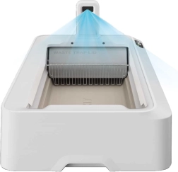 Arenero inteligente autolimpiante para gatos PetKit Purobot Crystal Duo con cámara AI