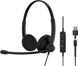 Auriculares EPOS Impact 100 MS estéreo USB-C/USB-A