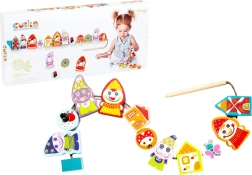Set de ensartado de duendes de madera CUBIKA