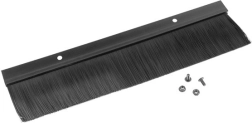 Panel de cepillo 19" para pasacables, negro