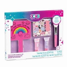 Set de cosmética True Colors con espejo de 3C4G