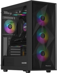 Caja de PC Genesis Diaxid 605 ARGB Midi Tower USB-C negra