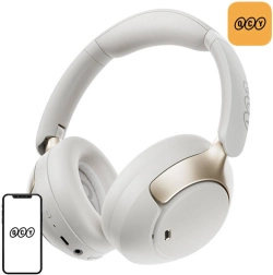 Qcy h3 pro auriculares inalámbricos over-ear con ANC – blancos
