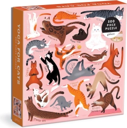 Puzzle Yoga para gatos 500 piezas