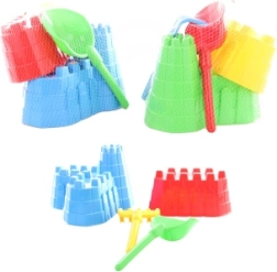 Set de fortaleza para arena, 3 colores