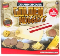 Kit de excavación – pepitas y monedas “de oro” para pequeños arqueólogos