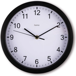Reloj de pared Elba 25 cm negro