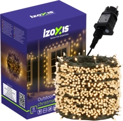 Guirnalda LED navideña 500 LED, blanco cálido 35 m IZOXIS