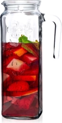 Jarra de vidrio con tapa 1,2 l