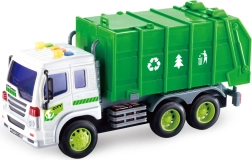 Camión de basura con efectos