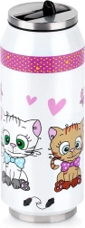 Vaso térmico con forma de lata con gatitos 400 ml
