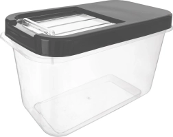 Caja de almacenamiento Orion con tapa deslizante 10 l gris