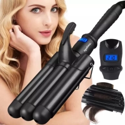 Ondulador triple SOULTINA para ondas con pantalla LCD