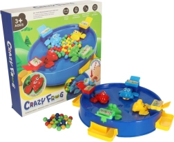 Juego de destreza Ranas Hambrientas para 4 jugadores 3+ azul
