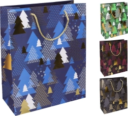 Bolsa de regalo M con motivos navideños