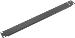 Panel ciego negro para armarios rack de 19'' 1U