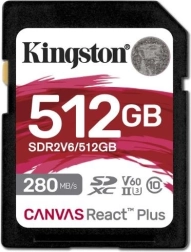 Tarjeta de memoria SD 512GB Canvas React Plus