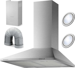 Campana extractora decorativa de pared 60 cm BERDSEN BT-213 inox
