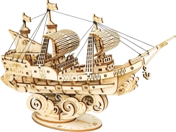 Puzzle de madera 3D Velero ROBOTIME Rolife 118 piezas
