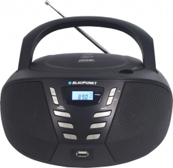 Boombox FM CD/MP3/USB/AUX negro