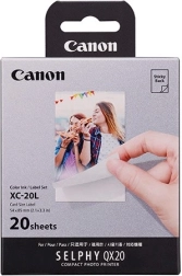 Juego de papel y tinta para la impresora Canon SELPHY QX20