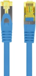 Latiguillo cat. 6A S/FTP LSZH CU 0,25 m azul