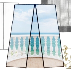 Mosquitera magnética para puertas 110 × 220 cm