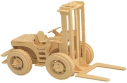 Puzzle 3D de madera Carretilla elevadora