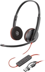 Auriculares Blackwire USB-A/C negros