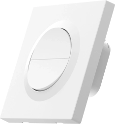 Interruptor de pared Sonoff MINI-2GS-E de dos canales con soporte Matter