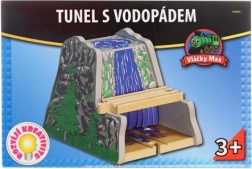 Túnel de madera Maxim con cascada