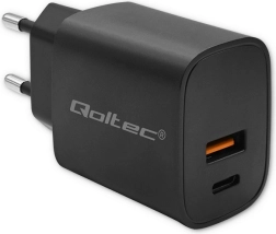 Cargador Qoltec GaN Power Pro - 30W, negro
