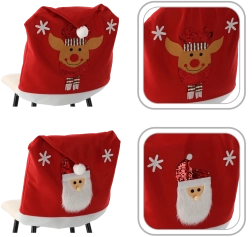 Funda navideña para el respaldo de la silla, motivos surtidos - 1 unidad