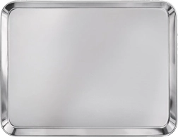 Bandeja de servicio de acero inoxidable 26,7 × 20,5 cm