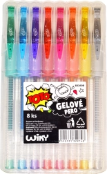 Juego de bolígrafos de gel – 8 colores