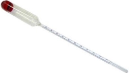 Saccharímetro 0–20 % para mosto fermentado