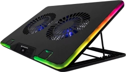 Base de refrigeración TRACER GameZone Snowman Pro 17" con iluminación RGB